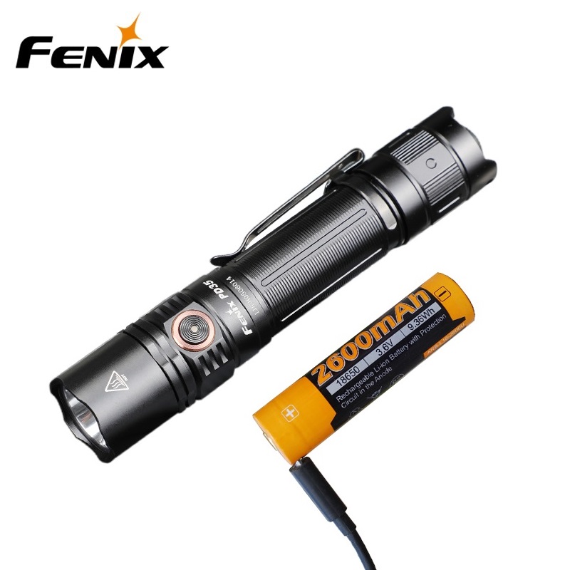 FENIX-새로운 PD35 V3.0 2021 루멘 야외 강한 빛 방수 전술 손전등 배터리, 플래시라이트, 1700
